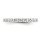 14k White Gold 1/2 Ct. Lab Grown Diamond VS/SI+ G+ Wedding Band Ring