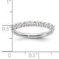 14k White Gold 1/2 Ct. Lab Grown Diamond VS/SI+ G+ Wedding Band Ring