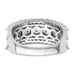 14k White Gold 1 1/2 Ct. Lab Grown Diamond VS/SI+ G+ Fashion Band Ring