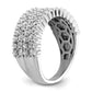 14k White Gold 1 1/2 Ct. Lab Grown Diamond VS/SI+ G+ Fashion Band Ring