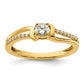 14k Yellow Gold Lab Grown VS/SI FGH Diamond Promise/Engagement Ring