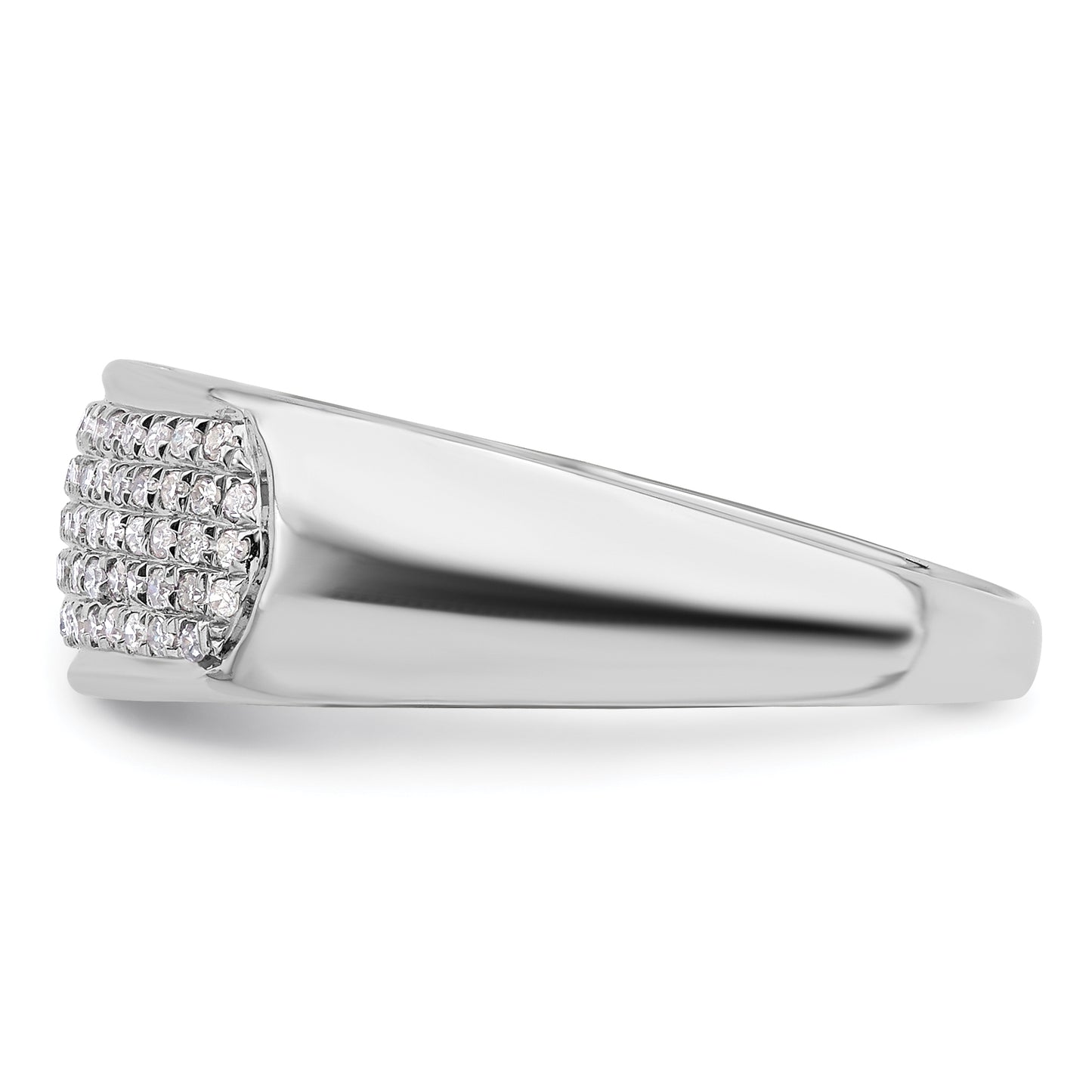 14k White Gold 1/4 Ct. Lab Grown Diamond VS/SI+ G+ Ladies Band Ring