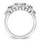 14k White Gold 1 3/4 Ct. Lab Grown Diamond VS/SI+ G+ Five Stone Band Ring