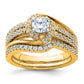 14k Yellow Gold 3/4 Ct. Lab Grown Diamond VS/SI+ G+ Round Engagement Ring