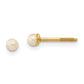 14K Yellow Gold Madi K 2-3mm Button Freshwater Cultured Pearl Screwback Post Earrings