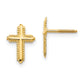 14K Yellow Gold Madi K Cross Post Earrings