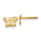 14K Yellow Gold Madi K Polished Butterfly Screwback Earrings