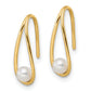 14K Yellow Gold Madi K Freshwater Cultured Pearl Teardrop Earrings