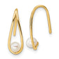 14K Yellow Gold Madi K Freshwater Cultured Pearl Teardrop Earrings