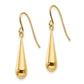 14K Yellow Gold Madi K Teardrop Dangle Earrings