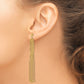 14K Yellow Gold Beaded Earrings