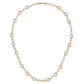 14K Tri-Color Circles Necklace