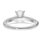 14k White Gold 1 Ct. Lab Grown Diamond VS/SI+ G+ Oval Solitare Engagement Ring