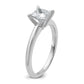 14k White Gold 1 Ct. Certified Lab Grown Diamond VS/SI+ G+ Princess Solitare Engagement Ring