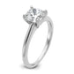 14k White Gold 1 1/2 Ct. Lab Grown Diamond VS/SI+ G+ Cushion Solitare Engagement Ring