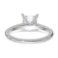 14k White Gold 1 1/2 Ct. Certified Lab Grown Diamond VS/SI+ G+ Princess Solitare Engagement Ring