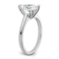 14k White Gold 1 1/2 Ct. Certified Lab Grown Diamond VS/SI+ G+ Pear Solitare Engagement Ring