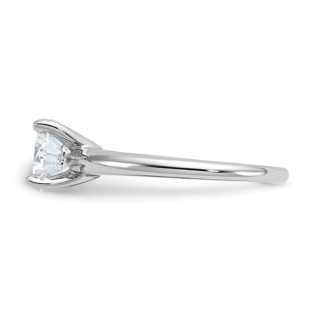 14k White Gold 1 1/2 Ct. Lab Grown Diamond VS/SI+ G+ Round Solitaire Engagement Ring