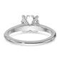 14k White Gold 1 1/2 Ct. Certified Complete Lab Grown Diamond VS/SI+ G+ Round Solitaire Engagement Ring