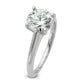 14k White Gold 2 Ct. Certified Lab Grown Diamond VS/SI+ G+ Round Solitaire Engagement Ring