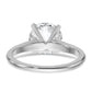 14k White Gold 2 1/2 Ct. Certified Lab Grown Diamond VS/SI+ G+ Round Solitaire Engagement Ring