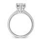 14k White Gold 3 Ct. Lab Grown Diamond VS/SI+ G+ Marquise Solitaire Engagement Ring