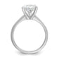 14k White Gold 3 Ct. Lab Grown Diamond VS/SI+ G+ Pear Solitare Engagement Ring