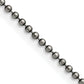 Stainless Steel Chisel Antiqued 2mm 30 Inch Beaded Ball Chain