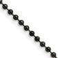 Stainless Steel Chisel Antiqued 2.4mm 18 Inch Beaded Ball Chain