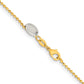 Brass/White Chisel Gold-Tone Brass 1.50mm Plated 24 Inch Ball Chain