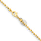 Brass/White Chisel Gold-Tone Brass 2.00mm Plated 16 Inch Ball Chain