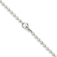 Stainless Steel Chisel Polished 3mm 22 Inch Ball Chain