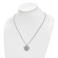 Stainless Steel Chisel Polished With Red Enamel Heart Medical Id Pendant On A 22 Inch Ball Chain Necklace