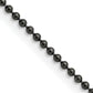 Stainless Steel Chisel Polished Black Ip-Plated 2mm 20 Inch Ball Chain