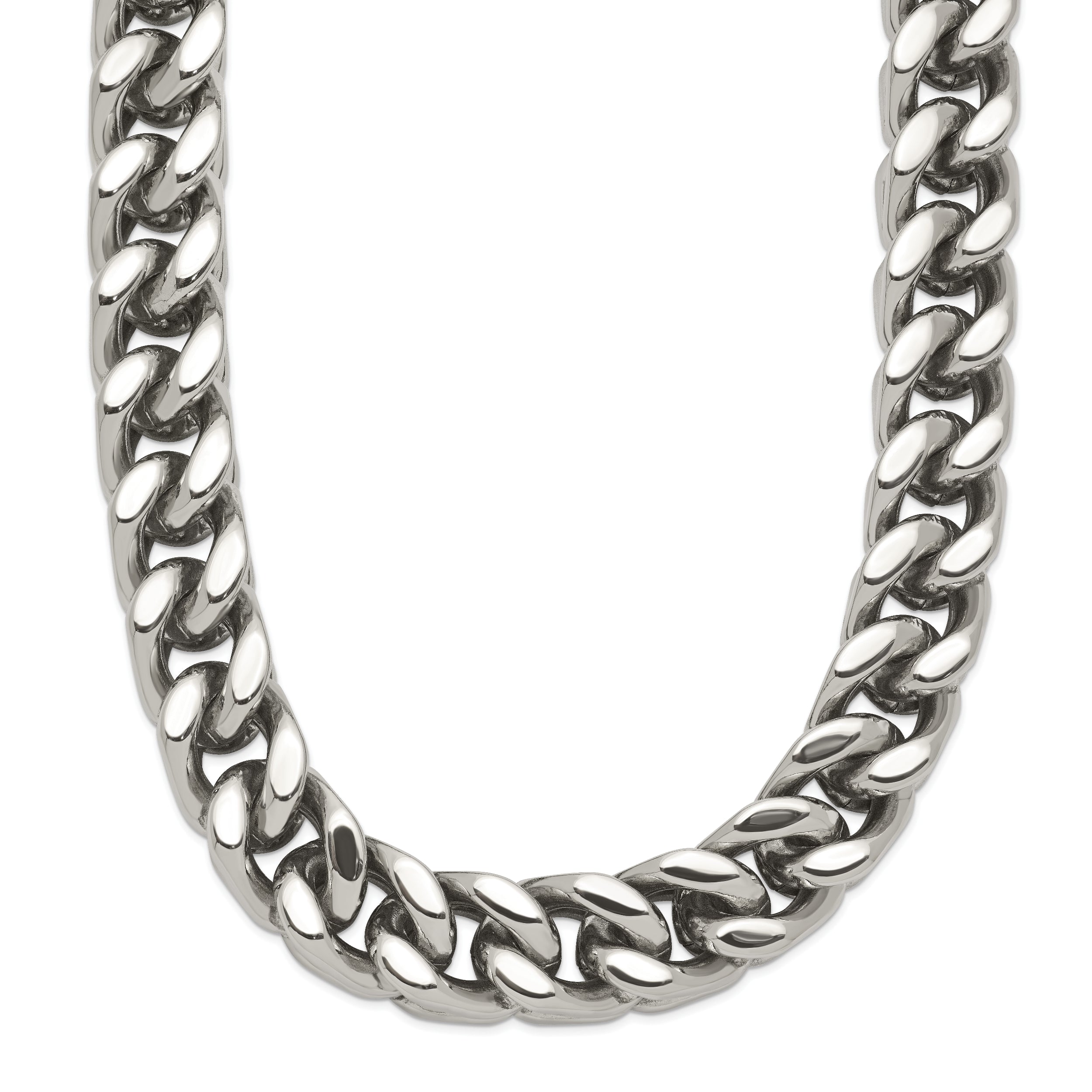 Wheat-Style Stainless Steel Black Chain 24” good