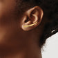 14K Yellow Gold Polished Pointed Ear Climber Earrings