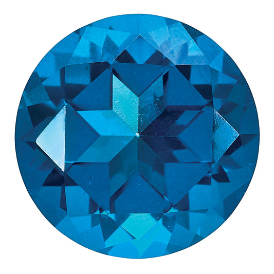 Gemstone Kashmir Blue Passion Topaz 6mm Round