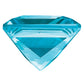 Gemstone Paraiba Passion Blue Topaz 8mm Princess