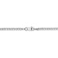 20 Inch 14K White Gold 2.2mm Flat Beveled Curb Chain