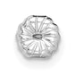 14k White Gold 3/4 ctw Certified Lab Grown Diamond VS/SI+ G+ Cushion 4 Prong Heavy Wt. Stud Earrings