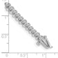 14k White Gold 7/8 Ct. Lab Grown Diamond VS/SI+ G+ Round Tennis Bracelet