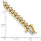 14k Yellow Gold 2 Ct. Lab Grown Diamond VS/SI+ G+ Roind Tennis Bracelet