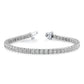 14K White Gold Lab Grown Diamond VS/SI FGH Tennis Bracelet