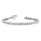 14K White Gold Lab Grown Diamond VS/SI FGH Tennis Bracelet