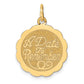 14k Yellow Gold 14K A DATE TO REMEMBER Disc Charm