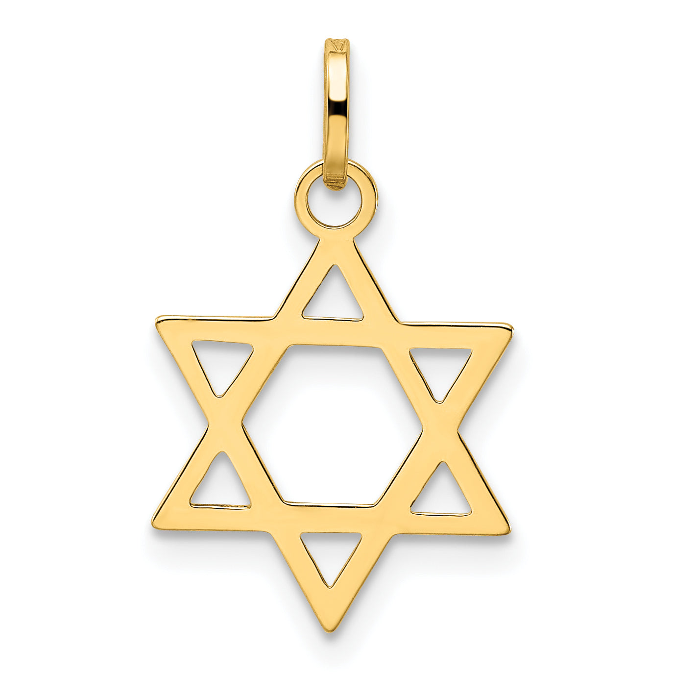 14k Yellow Gold 14k Star of David Pendant