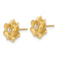 14k Yellow Gold 1/15 Ct. Lab Grown Diamond VS/SI+ G+ Flower Post Earrings