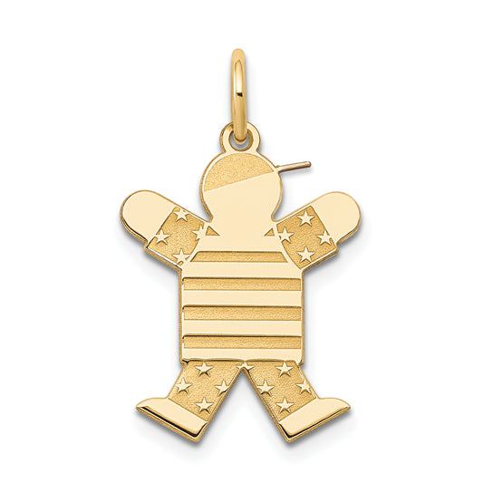 14k Yellow Gold 14k Kid Charm