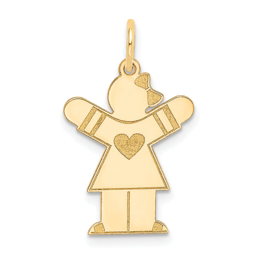 14k Yellow Gold 14k Kid Charm