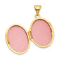 14k Yellow Gold 14k Yellow Gold Plain Polished Oval Locket